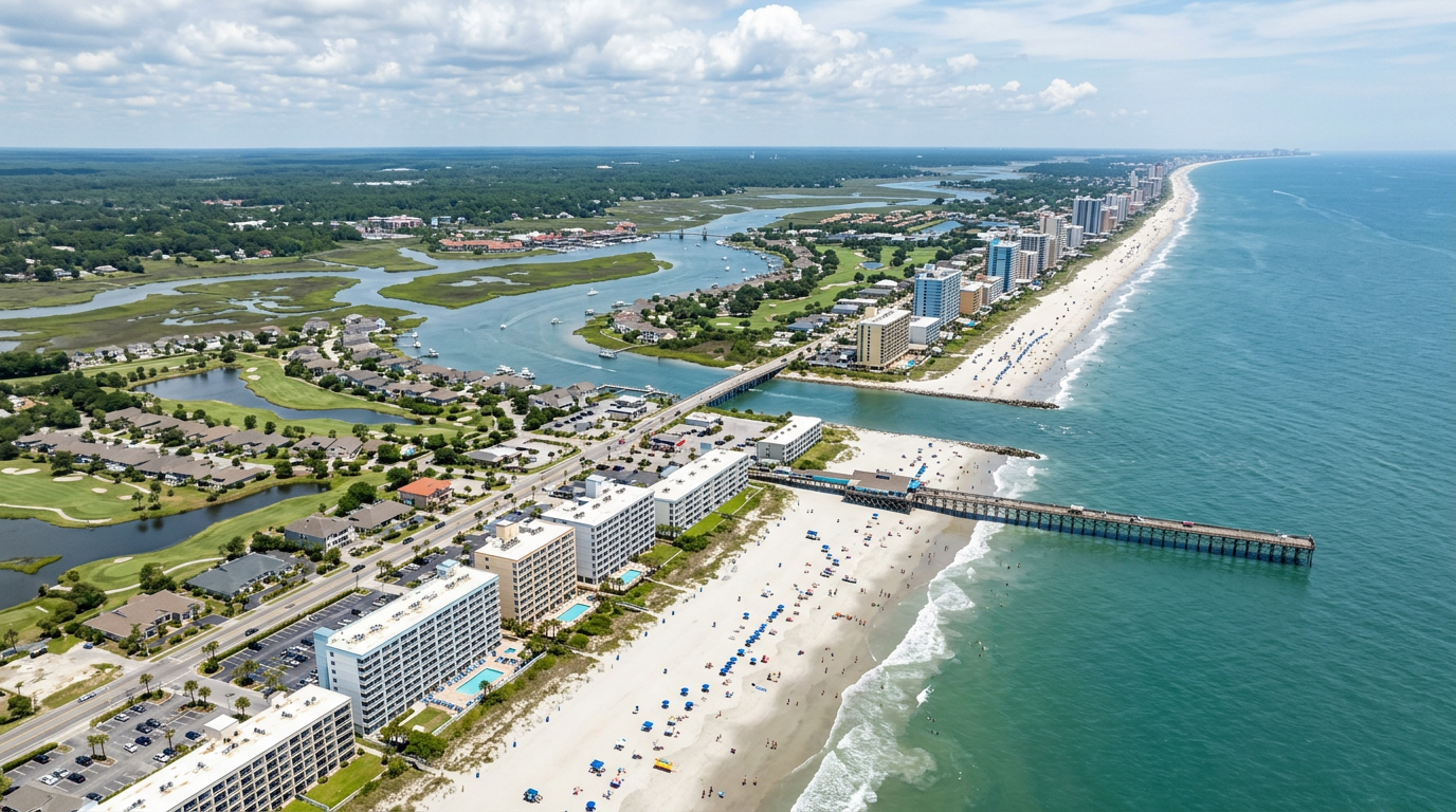 North Myrtle Beach, SC cityscape