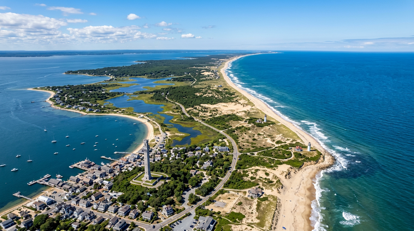 Cape Cod, MA cityscape