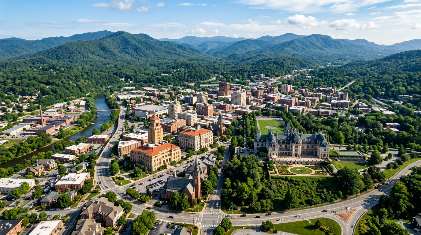 Asheville, NC cityscape