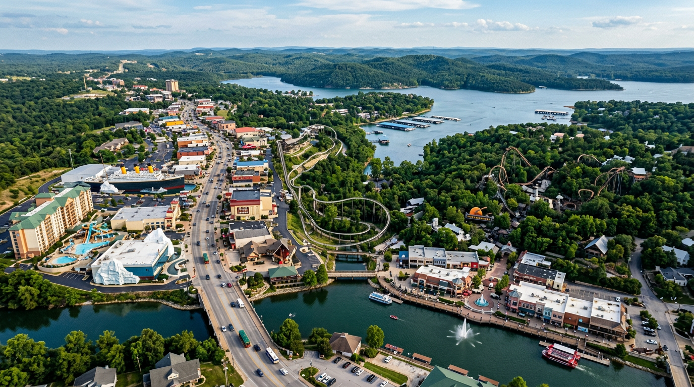 Branson, MO cityscape