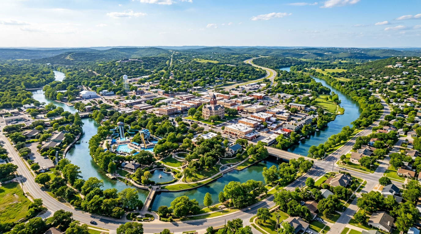 Short-term rental market in New Braunfels, Texas
