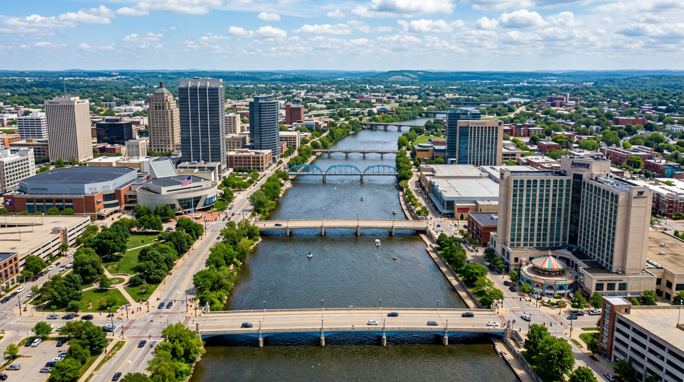 Grand Rapids, MI cityscape